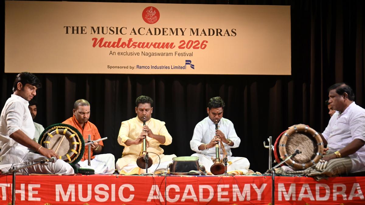 When the nagaswaram followed a traditional Carnatic concert pattern